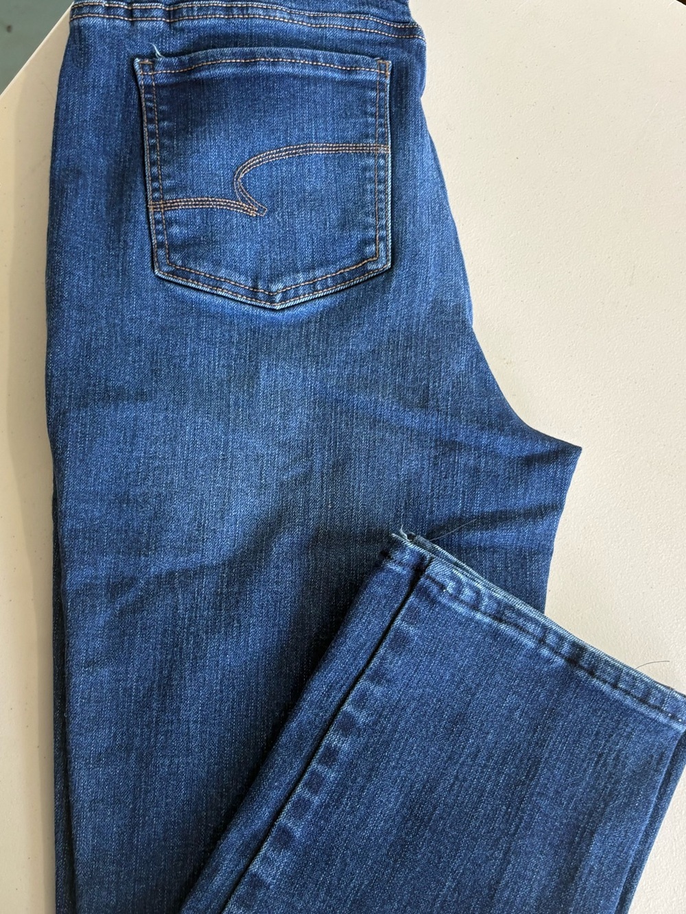 Classic Dark Blue Denim Jeans